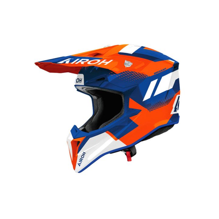 Casque moto cross Airoh 2026 WraaapVision - Orange Casque moto cross Airoh 2026 WraaapVision - Orange