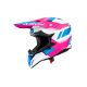Casque moto cross Airoh 2026 WraaapVision - Rose