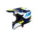 Casque moto cross Airoh 2026 Wraaap Vision - Jaune Bleu