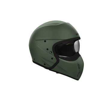 Casque moto modulable Airoh 2026 J 110 Military - Vert