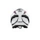 Casque moto jet AirohH 21 Arrow - Gris Blanc Bleu Rouge