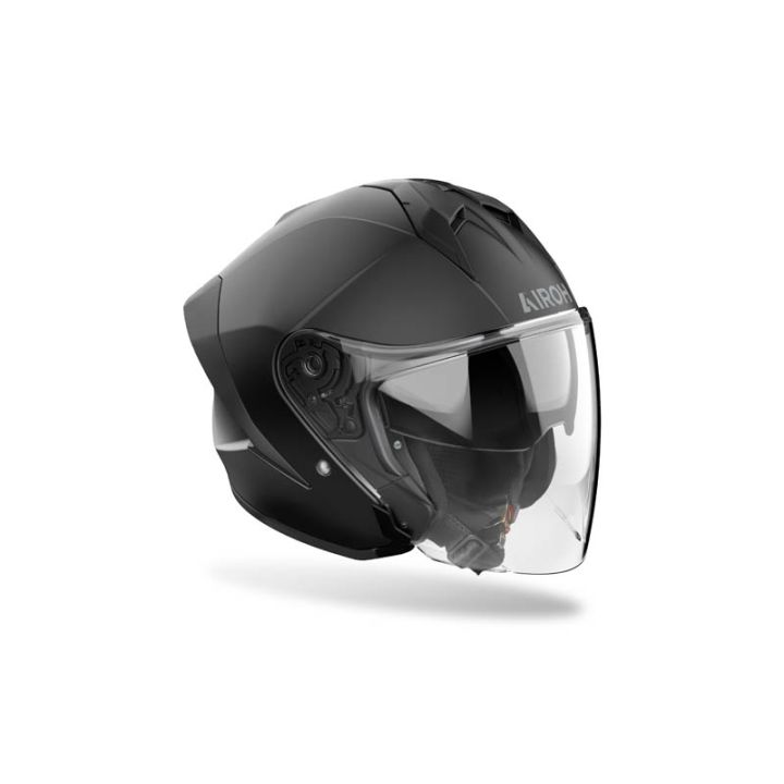 Casque moto jet AirohH 21 Color - Noir Casque moto jet AirohH 21 Color - Noir