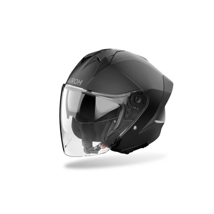 Casque moto jet AirohH 21 Color - Noir Casque moto jet AirohH 21 Color - Noir