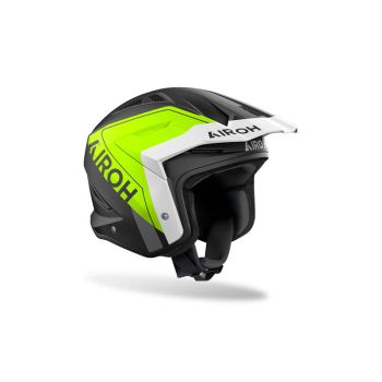 Casque moto jet Airoh  TRR II Hunt - Jaune