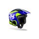 Casque moto jet AirohTRR II Jupiter - Bleu Jaune Casque moto jet AirohTRR II Jupiter - Bleu Jaune