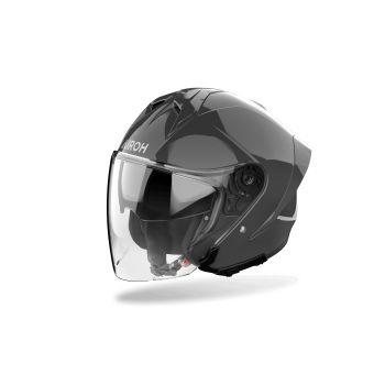 Casque moto jet Airoh  H 21 Color - Gris foncé