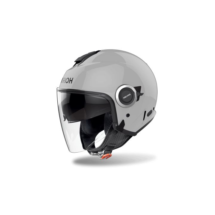 Casque moto jet AirohHelyos Color - Gris