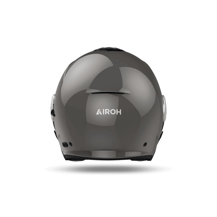 Casque moto jet AirohHelyos Color - Gris Foncé