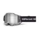 Masque moto 100% Accuri 2 Samba - Ecran iridium Argent