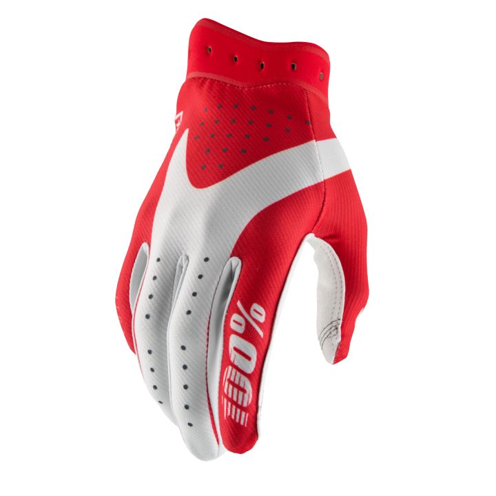 Gants moto cross 100% Itrack 2 - Rouge