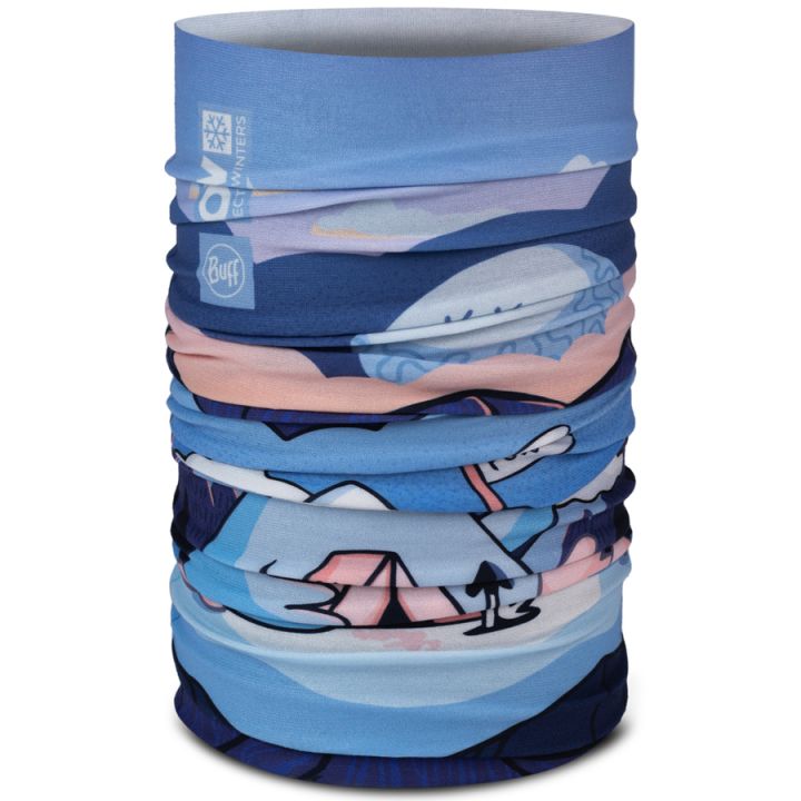 Tour de cou BUFF Enfant Original Ecostretch Bivouac Bleu