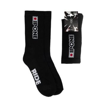 Chaussettes moto Ipone - Noir