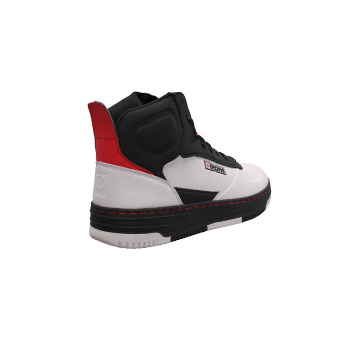 Baskets moto Ipone KT01-S - Blanc Noir