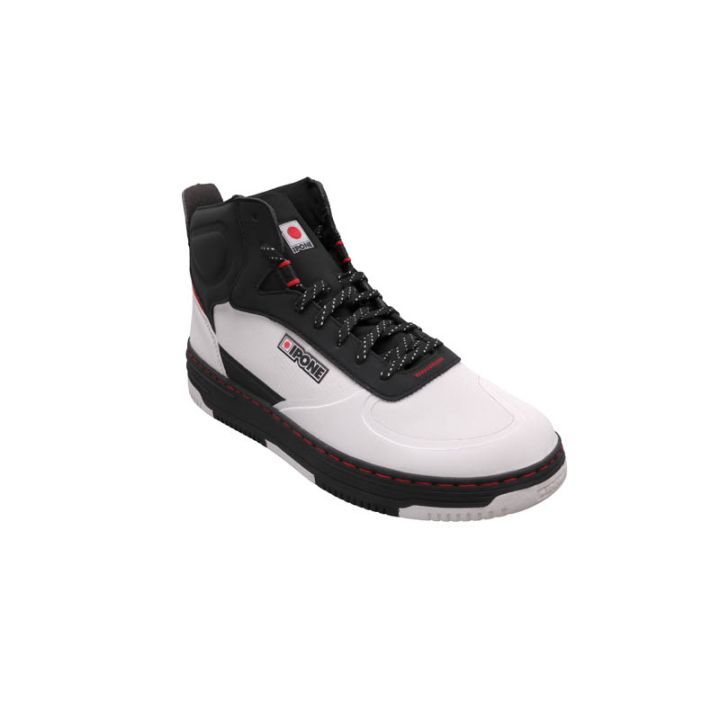 Baskets moto Ipone KT01-S - Blanc Noir
