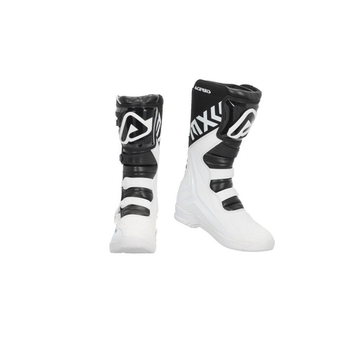 Bottes motocross Acerbis X-TEAM - BLANC et NOIR
