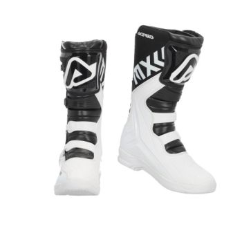 Bottes motocross Acerbis X-TEAM - BLANC et NOIR