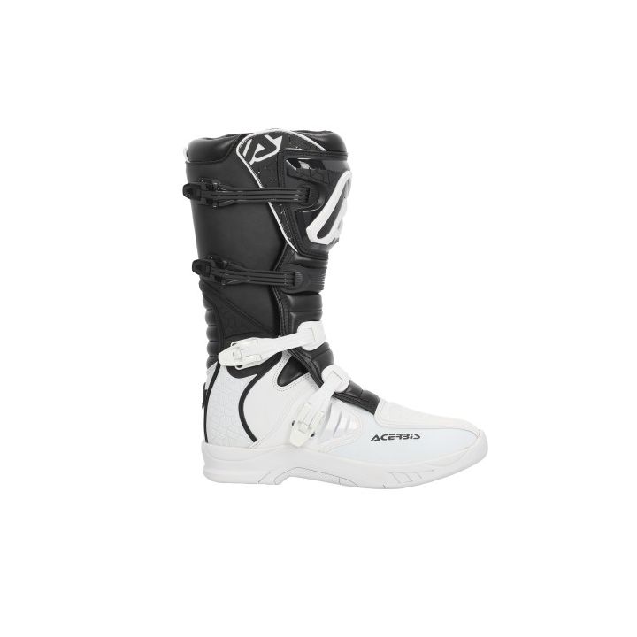 Bottes motocross Acerbis X-TEAM - BLANC et NOIR