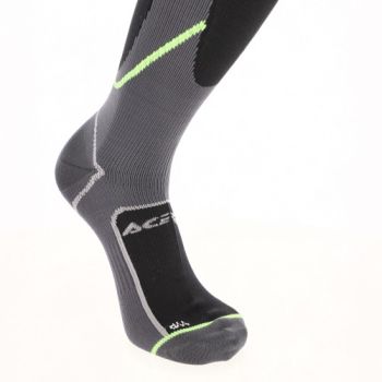 Chaussettes moto étanches Acerbis NO-WET - NOIR et JAUNE