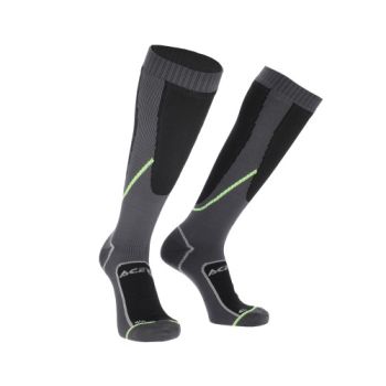 Chaussettes moto étanches Acerbis NO-WET - NOIR et JAUNE