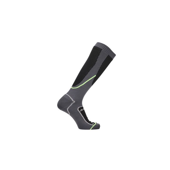 Chaussettes moto étanches Acerbis NO-WET - NOIR et JAUNE