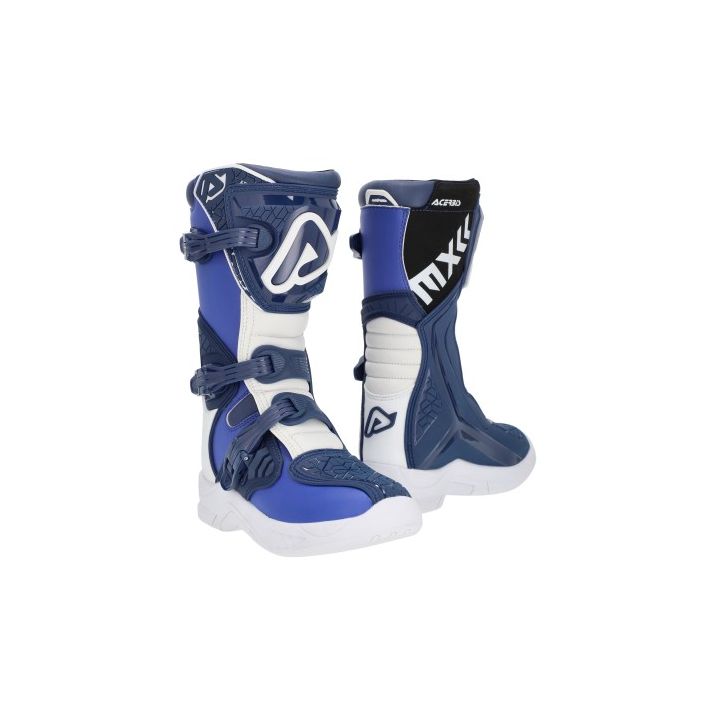 Bottes motocross enfant Acerbis X-TEAM - BLEU et BLANC