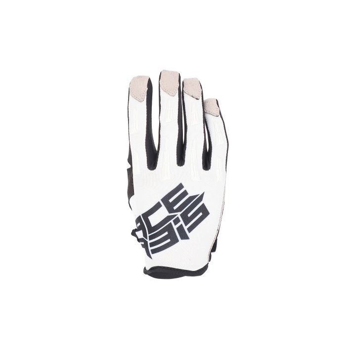 Gants motocross enfant homologués CE Acerbis MX X-K - BLANC