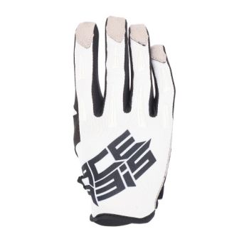 Gants motocross enfant homologués CE Acerbis MX X-K - BLANC