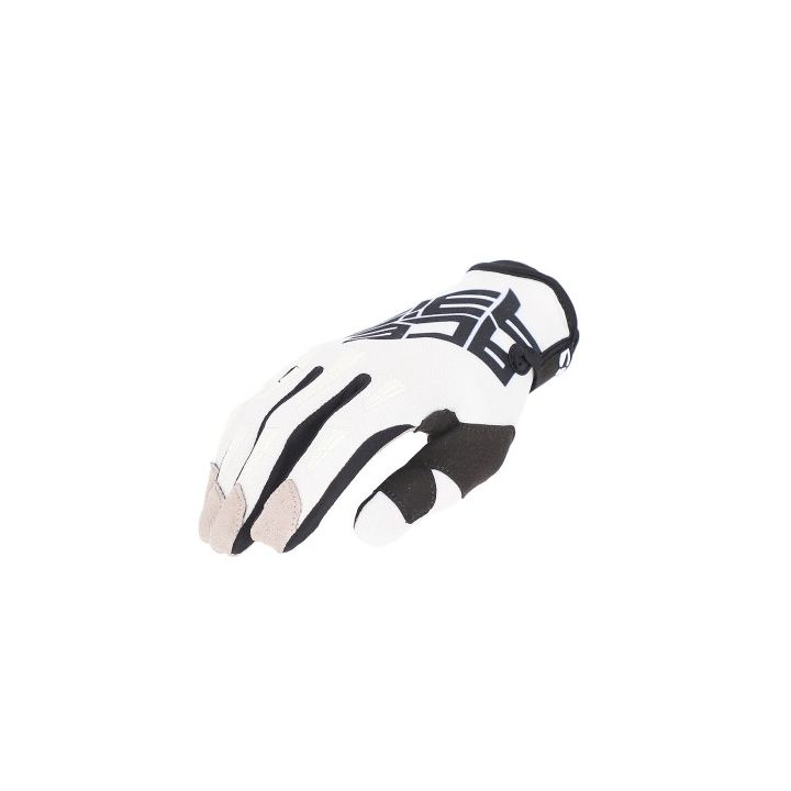 Gants motocross enfant homologués CE Acerbis MX X-K - BLANC
