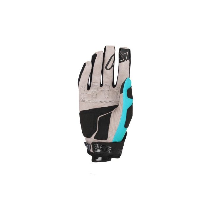 Gants motocross enfant homologués CE Acerbis MX X-K - VERT PETROLE
