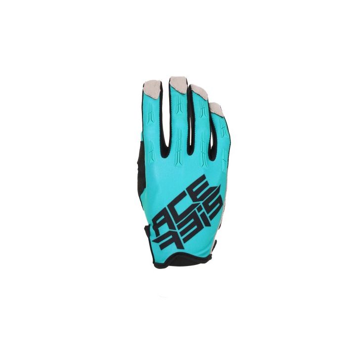Gants motocross enfant homologués CE Acerbis MX X-K - VERT PETROLE