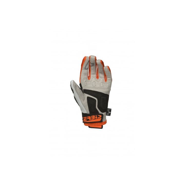 Gants motocross enfant homologués CE Acerbis MX X-K - ORANGE et GRIS