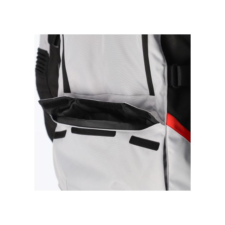 Veste moto femme Acerbis X-ROVER - GRIS et ROUGE