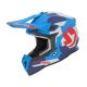 Casque moto cross Acerbis LINEAR - BLEU et ROUGE
