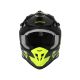 Casque moto cross Acerbis LINEAR - NOIR et JAUNE FLUO