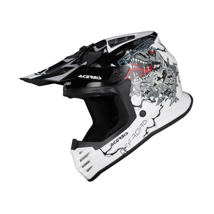 Casque cross enfant Acerbis PROFILE - BLANC et NOIR