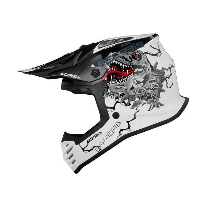 Casque cross enfant Acerbis PROFILE - BLANC et NOIR