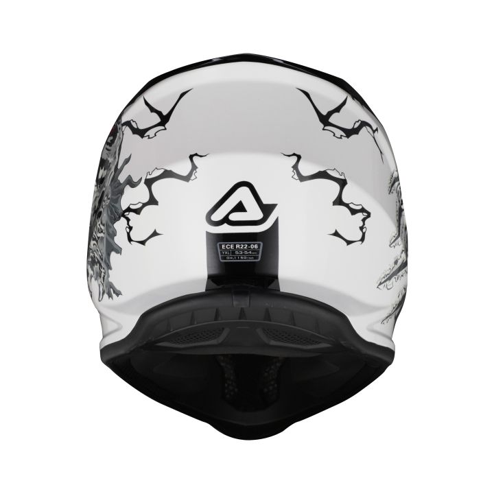 Casque cross enfant Acerbis PROFILE - BLANC et NOIR