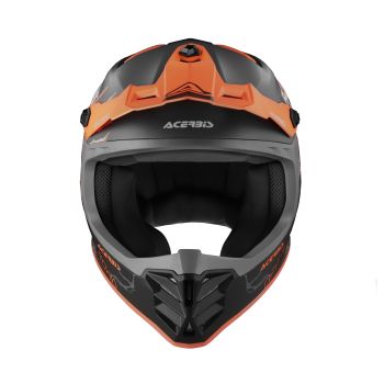 Casque cross enfant Acerbis PROFILE - NOIR et ORANGE FLUO