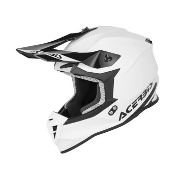 Casque moto cross Acerbis CASQUE-LINEAR - BLANC