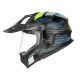 Casque enfant moto trail Acerbis RIDER - NOIR et JAUNE FLUO