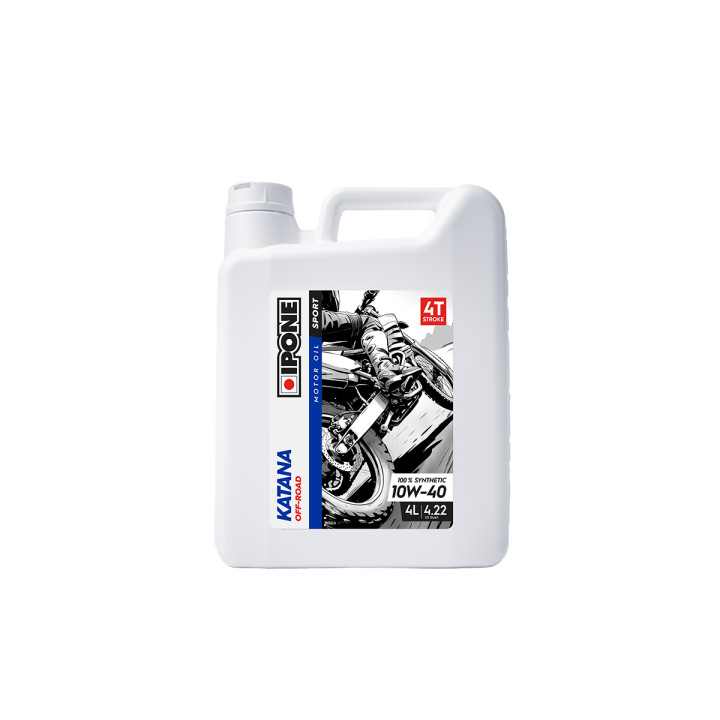 IPONE - Huile moteur 4T 10W40 Katana Off Road 4 Litres