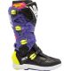 Bottes moto tout terrain Sidi Crossfire 3 SRS Violet Noir Jaune Fluo