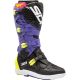 Bottes moto tout terrain Sidi Crossfire 3 SRS Violet Noir Jaune Fluo
