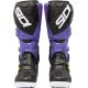 Bottes moto tout terrain Sidi Crossfire 3 SRS Violet Noir Jaune Fluo