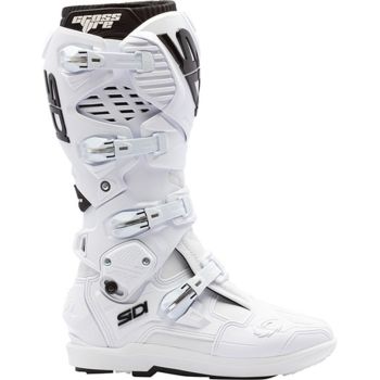 Bottes moto tout terrain Sidi Crossfire 3 SRS Blanc Noir