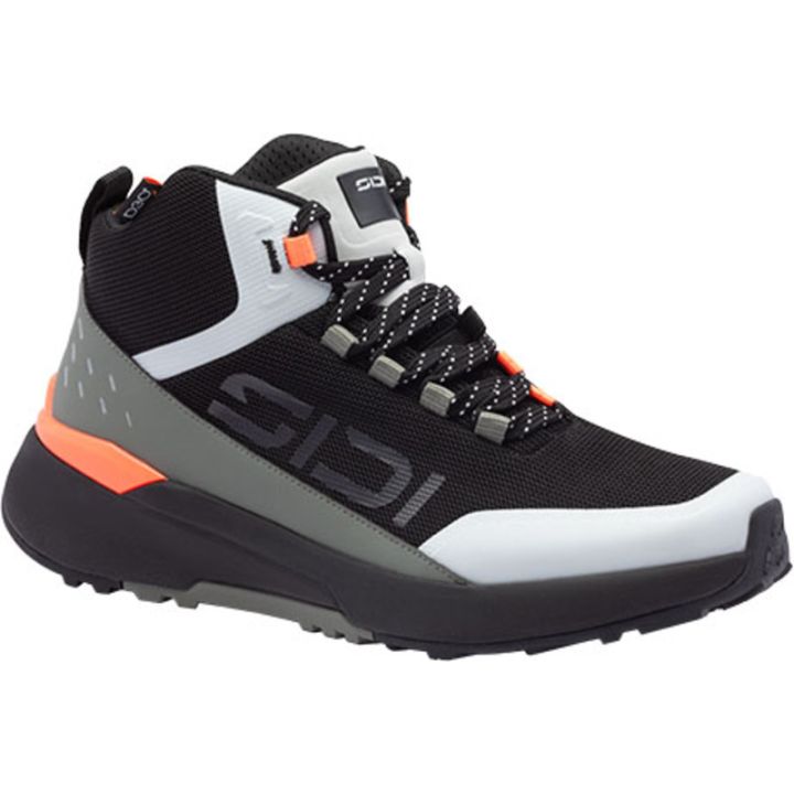 Baskets moto Sidi Nucleus Air Gris Noir Orange