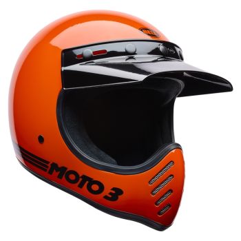 Casque moto intégral Bell Moto-3 Classic - Orange