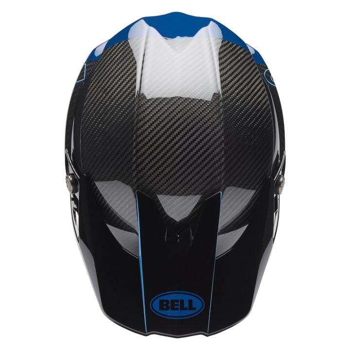 Casque cross Bell Moto-10 Spherical Strike - Bleu