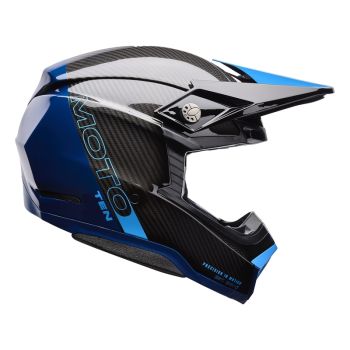 Casque cross Bell Moto-10 Spherical Strike - Bleu