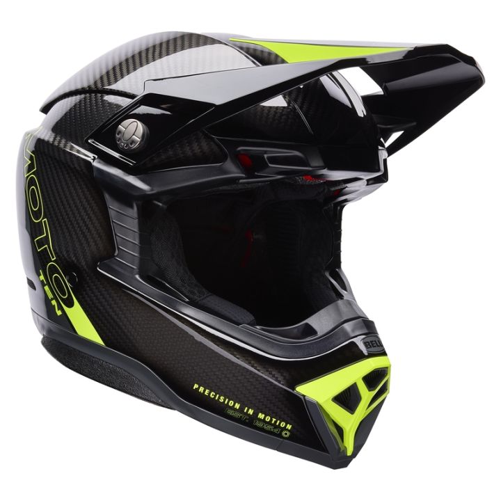 Casque cross Bell Moto-10 Spherical Strike - Jaune